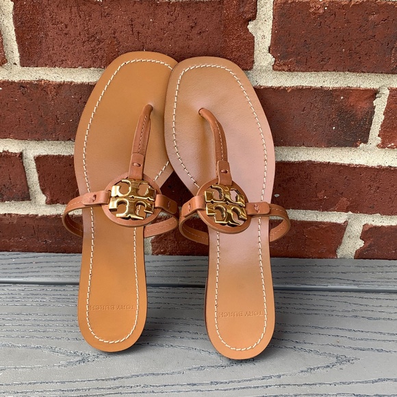 Tory Burch Shoes - New Tory Burch Leather Mini Miller Thong Sandal